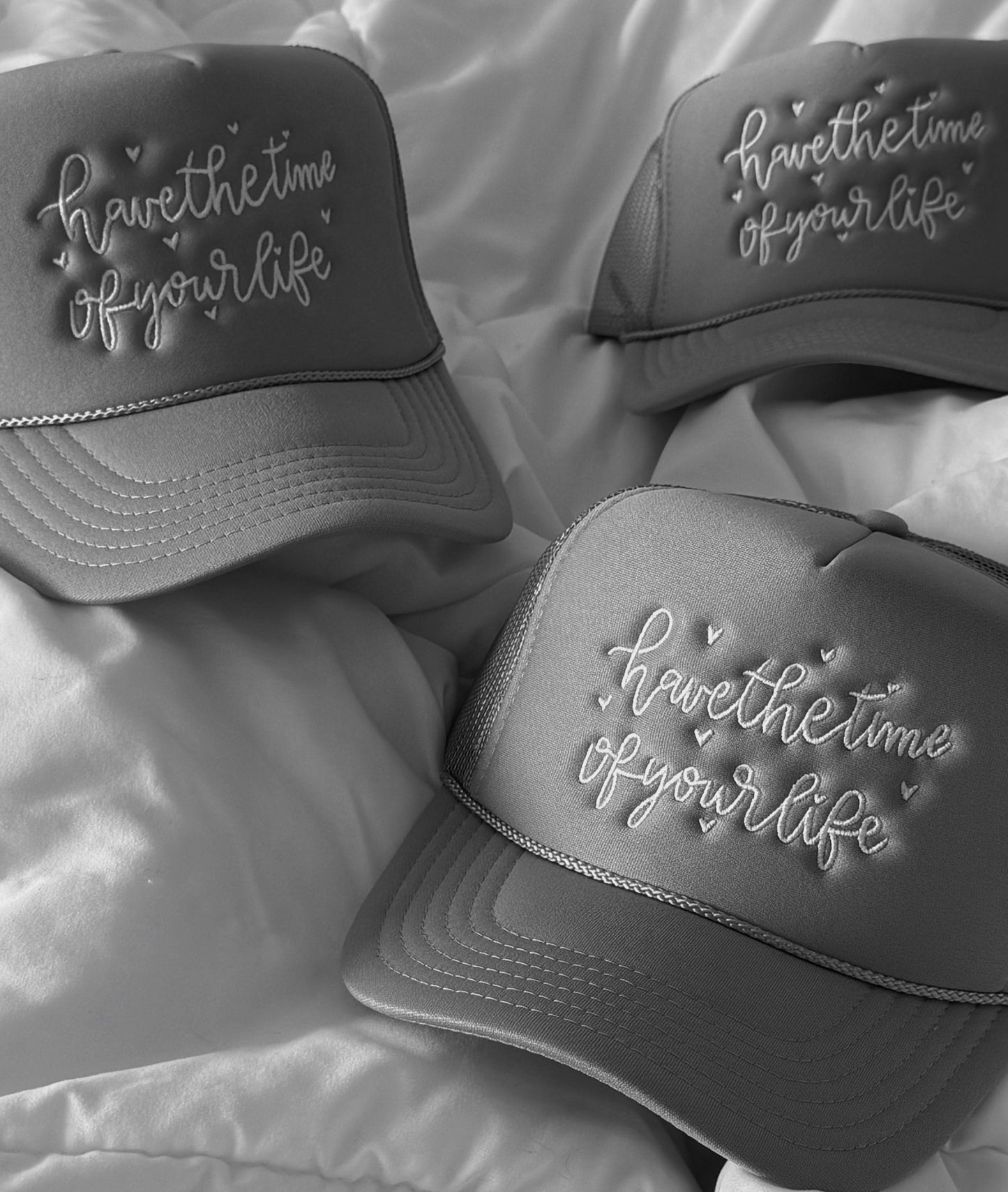 GREY 'LOVE' TRUCKER